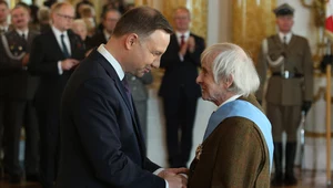 Andrzej Duda odznacza Jana Krzysztofa Kelusa Orderem Orła Białego - 2017 r.